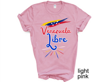 Load image into Gallery viewer, Venezuela Libre Shirt, Venezuela Shirt, Gift for Venezuelan Venezuela Flag Shirt Immigrant Pride 2024 Election Bandera Venezuela Election
