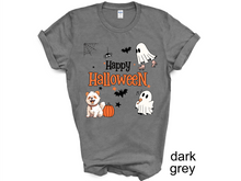 Load image into Gallery viewer, Happy Halloween Shirts, Halloween Shirts, Hocus Pocus Shirts, Sanderson Sisters Shirts, Fall Shirts, Halloween Outfits,Halloween Funny Shirt
