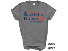 Load image into Gallery viewer, Kamala Harris&#39; 24 T-shirt, Let&#39;s Finish the Job 2024, Vote Democrat, 2024 Election, Vote Harris, Kamala, Harris g, Political, Vote 2024
