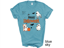 Load image into Gallery viewer, Happy Halloween Shirts, Halloween Shirts, Hocus Pocus Shirts, Sanderson Sisters Shirts, Fall Shirts, Halloween Outfits,Halloween Funny Shirt
