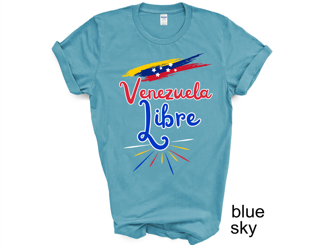 Venezuela Libre Shirt, Venezuela Shirt, Gift for Venezuelan Venezuela Flag Shirt Immigrant Pride 2024 Election Bandera Venezuela Election