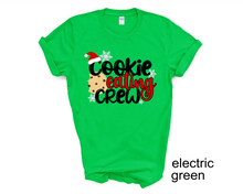 Load image into Gallery viewer, Cookie Eating Crew, Christmas t-shirt, Christmas Cookie Lover shirt, Christmas gifts, Unisex,
