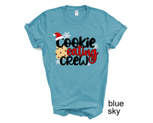 Load image into Gallery viewer, Cookie Eating Crew, Christmas t-shirt, Christmas Cookie Lover shirt, Christmas gifts, Unisex,
