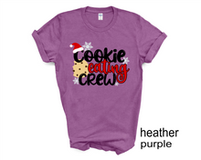 Load image into Gallery viewer, Cookie Eating Crew, Christmas t-shirt, Christmas Cookie Lover shirt, Christmas gifts, Unisex,

