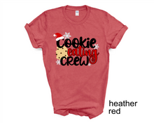 Load image into Gallery viewer, Cookie Eating Crew, Christmas t-shirt, Christmas Cookie Lover shirt, Christmas gifts, Unisex,
