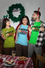 Load image into Gallery viewer, Cookie Baking Crew Christmas t-shirt, Baking lovers t shirt, Matching Christmas shirts, Family Christmas,
