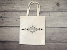 Load image into Gallery viewer, Celestial  Tote bag.
