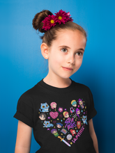 Load image into Gallery viewer, Huntrix Heart Shirt, Kpop Demon Hunters Saja Boys Group Shirt, Kpop Huntrix Shirt, Demon Hunter, Huntrix Girls Shirt
