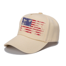 Load image into Gallery viewer, USA Distressed Flag Hat, Distressed Flag Hat, Flag Hat, USA Flag Hat
