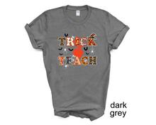 Load image into Gallery viewer, Trick or Teach tshirt, Teacher&#39;s Halloween shirt, Gifts, Teacher&#39;s t-shirt, Funny Halloween shirt, Unisex, More colors available
