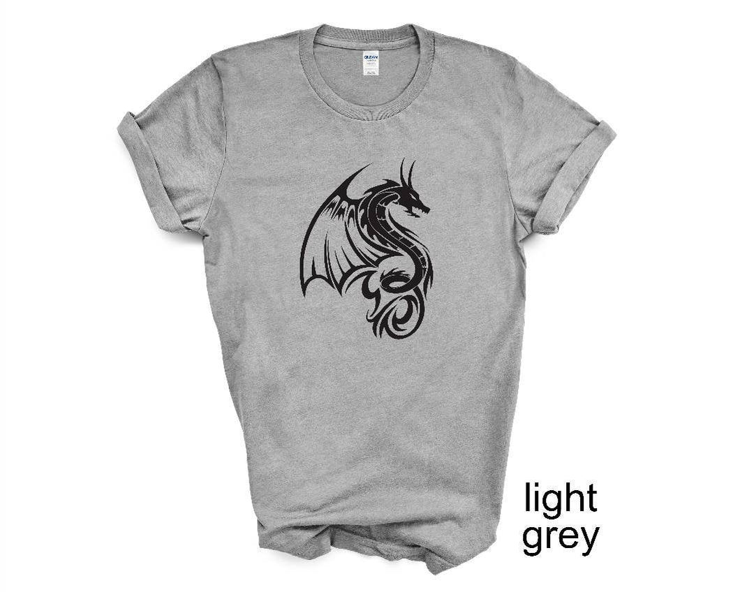 Dragon Unisex tshirt. Dragons. Gothic. Dragon lovers gifts. Dragon fans.