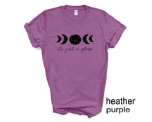 Load image into Gallery viewer, It&#39;s Just a Phase tshirt. Mystical tshirt. Moon Phase tshirt. Lunar phase.
