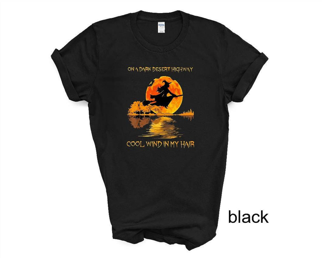 On a Dark Dessert Halloween tshirt, Halloween shirt, Adult Halloween tee, Trick or treat
