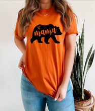 Load image into Gallery viewer, Mama Bear tshirt, Mom life shirt, Motherhood t shirts, Gifts for Mom.
