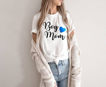 Load image into Gallery viewer, Boy Mom tshirt, Mom of Boys, Momlife, Mother&#39;s Day gifts, Motherhood, Boys,
