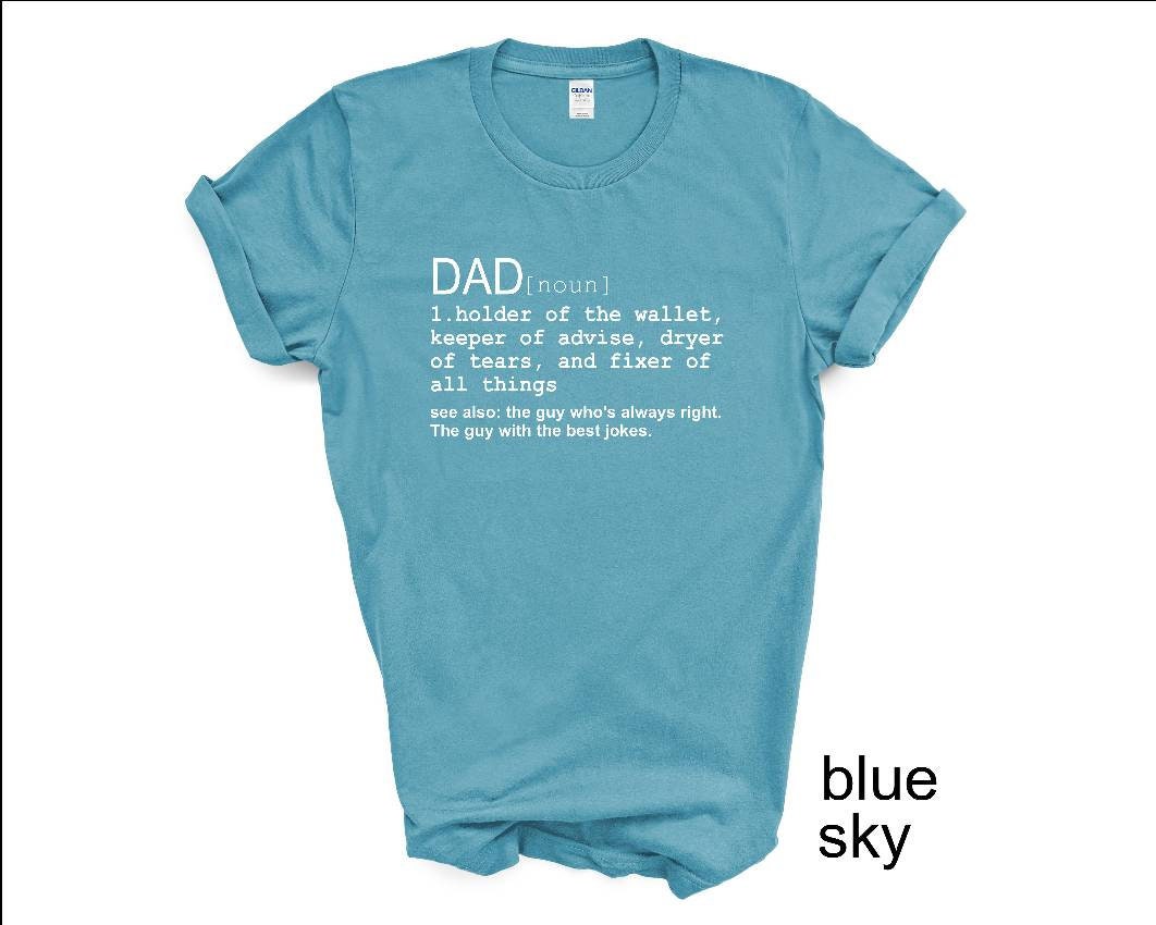 Dad Shirt, Dad Definition Word Cloud