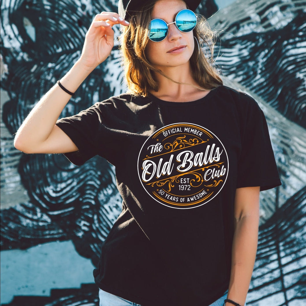 The Old Balls Club Shirt, Official Member Old Balls Club Shirt, Funny 60th Gift For Old Fart, Old Balls Tee