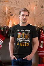 Load image into Gallery viewer, It&#39;s the Most Wonderful Time to Have a Beer tshirt, Christmas tshirt, Christmas tshirt Adult Humor, Christmas Gifts, Beer Lover Gifts
