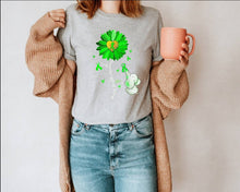 Load image into Gallery viewer, Mental Health Awareness tshirt, May is Mental Health Awareness Month, Green Ribbon, It&#39;s Okay Not to Be Okay, You are Not Alone, Be Kind
