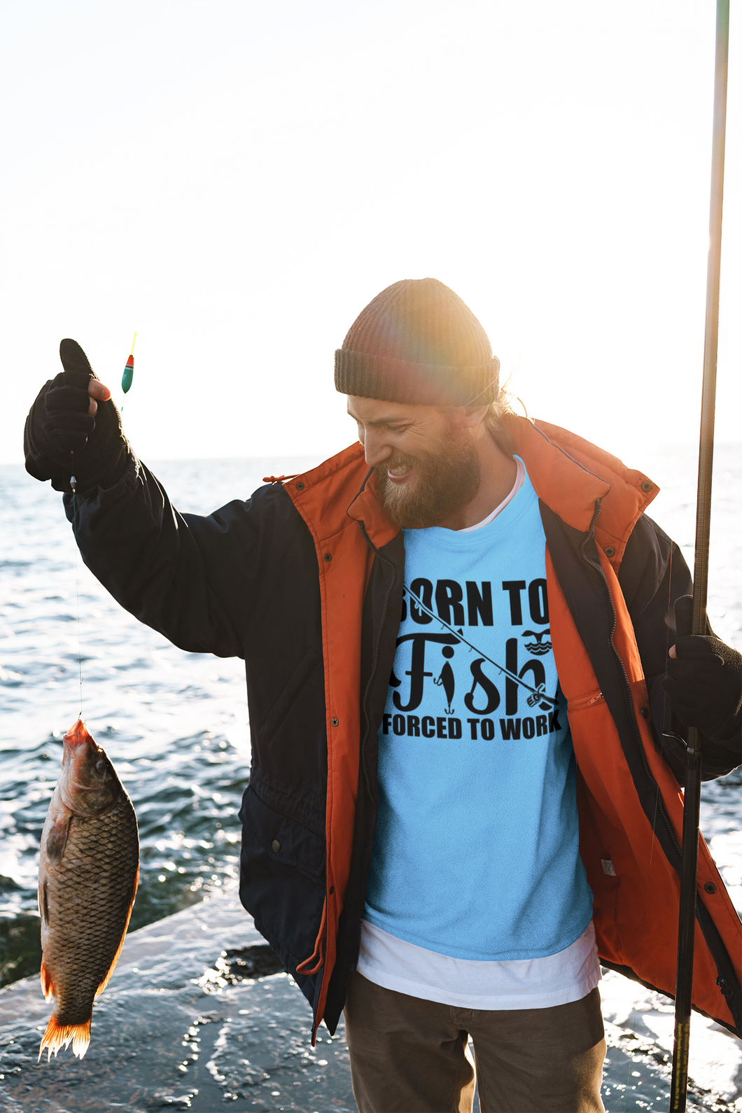 Born to Fish tshirt. Fishing tshirt. Fishing life. Fishing lover. Father's Day gifts. Unisex. More colors available